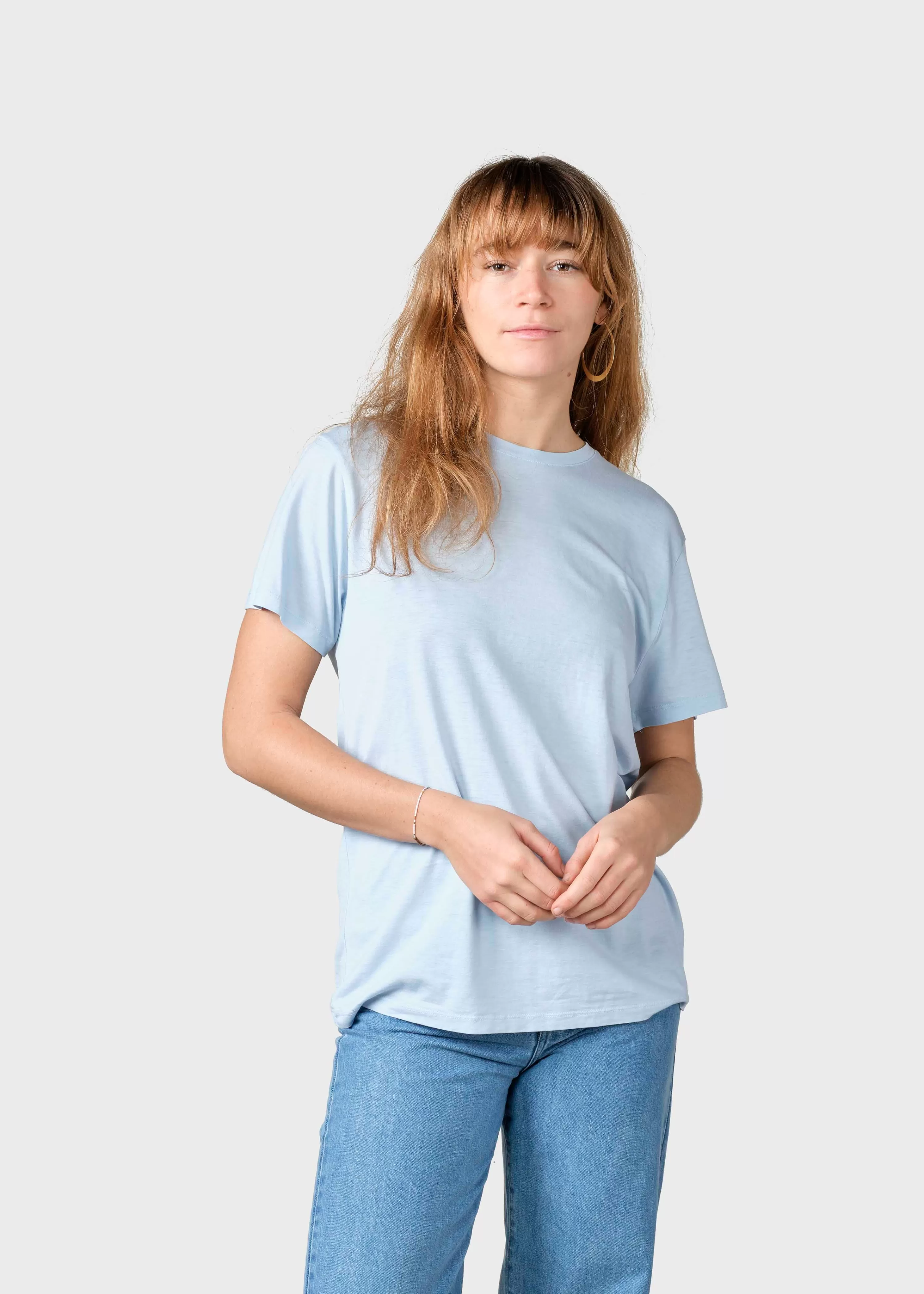 Klitmoller Collective Tees & Tops*Thelma tee - Light blue