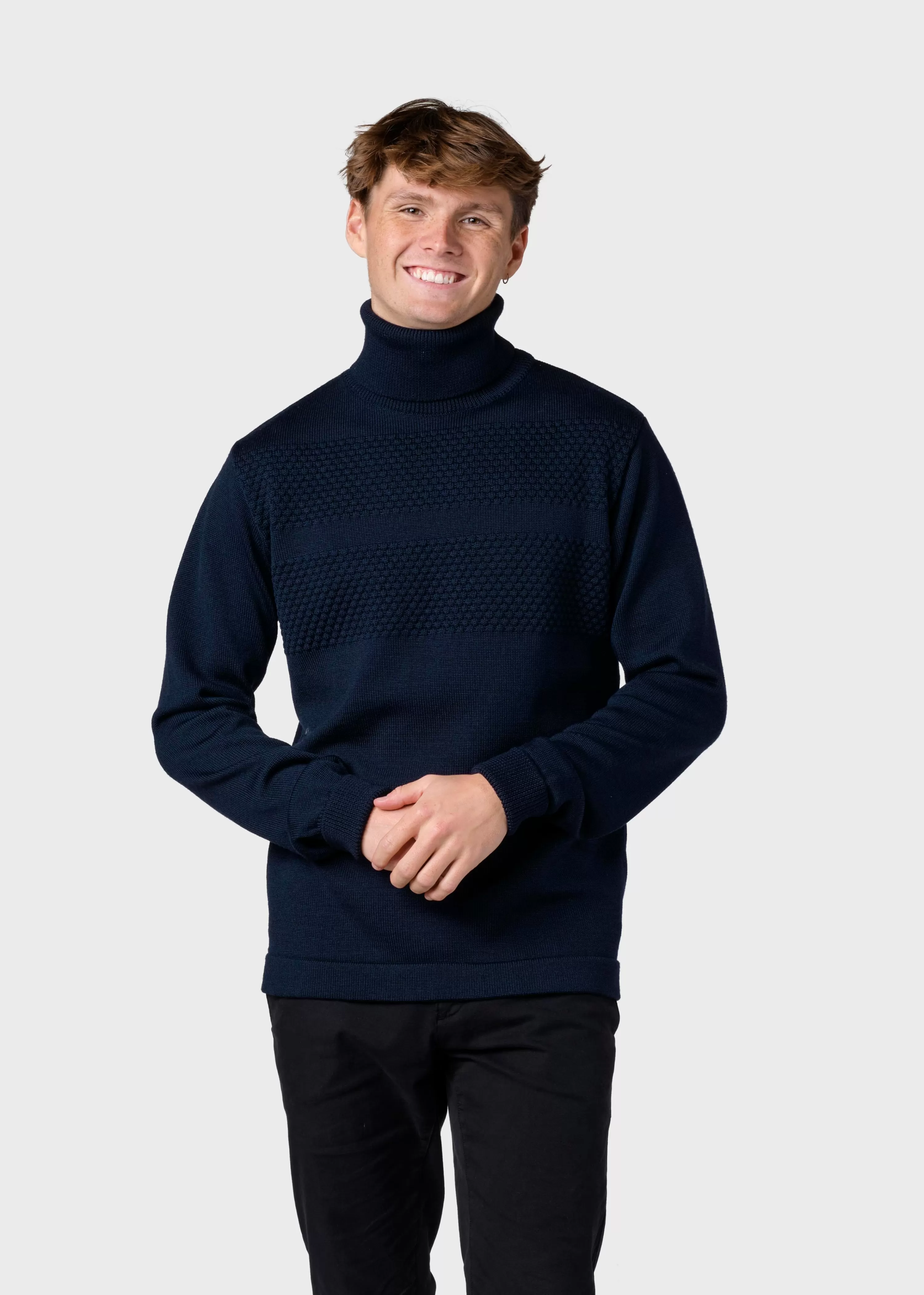 Klitmoller Collective Extrafine Merino wool*Thorvald knit - Navy