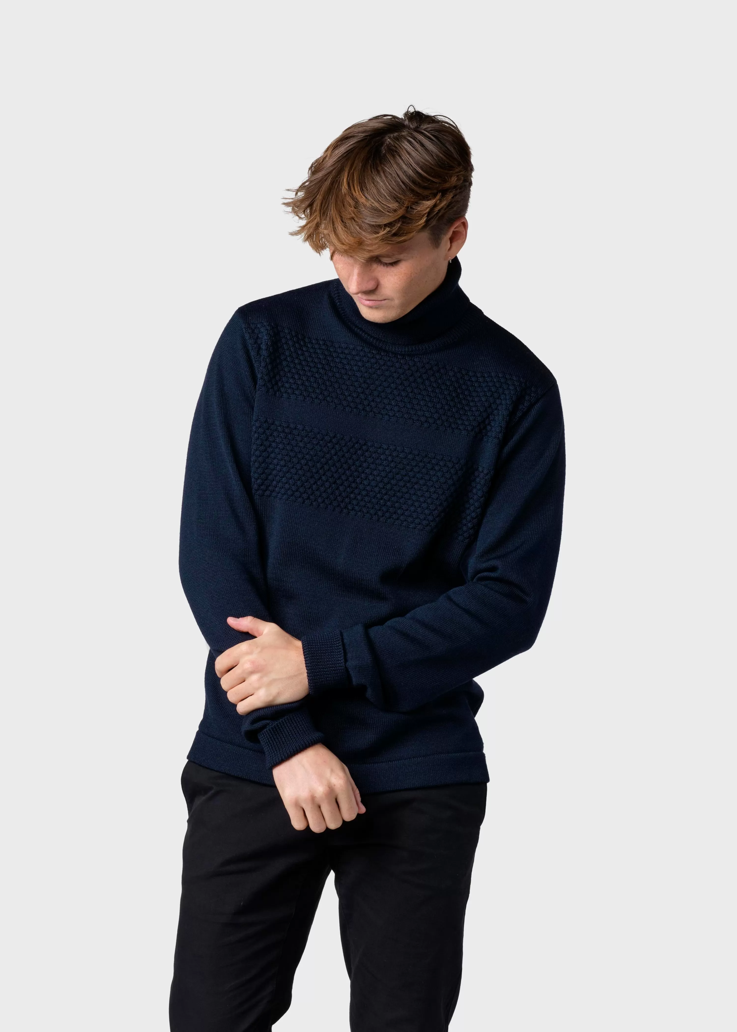 Klitmoller Collective Extrafine Merino wool*Thorvald knit - Navy