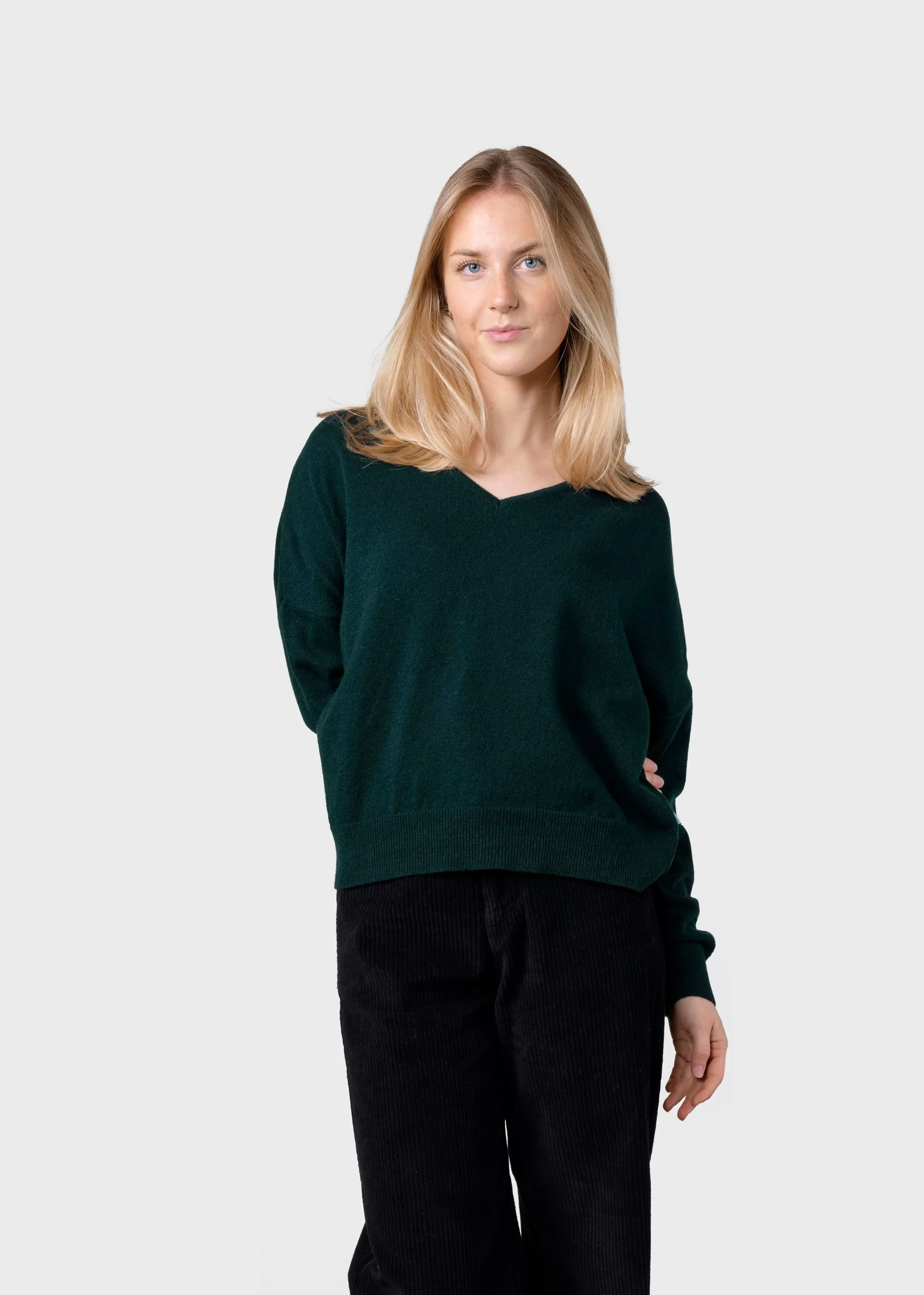 Klitmoller Collective Brushed Merino wool | Knitwear*Vanessa knit - Moss Green