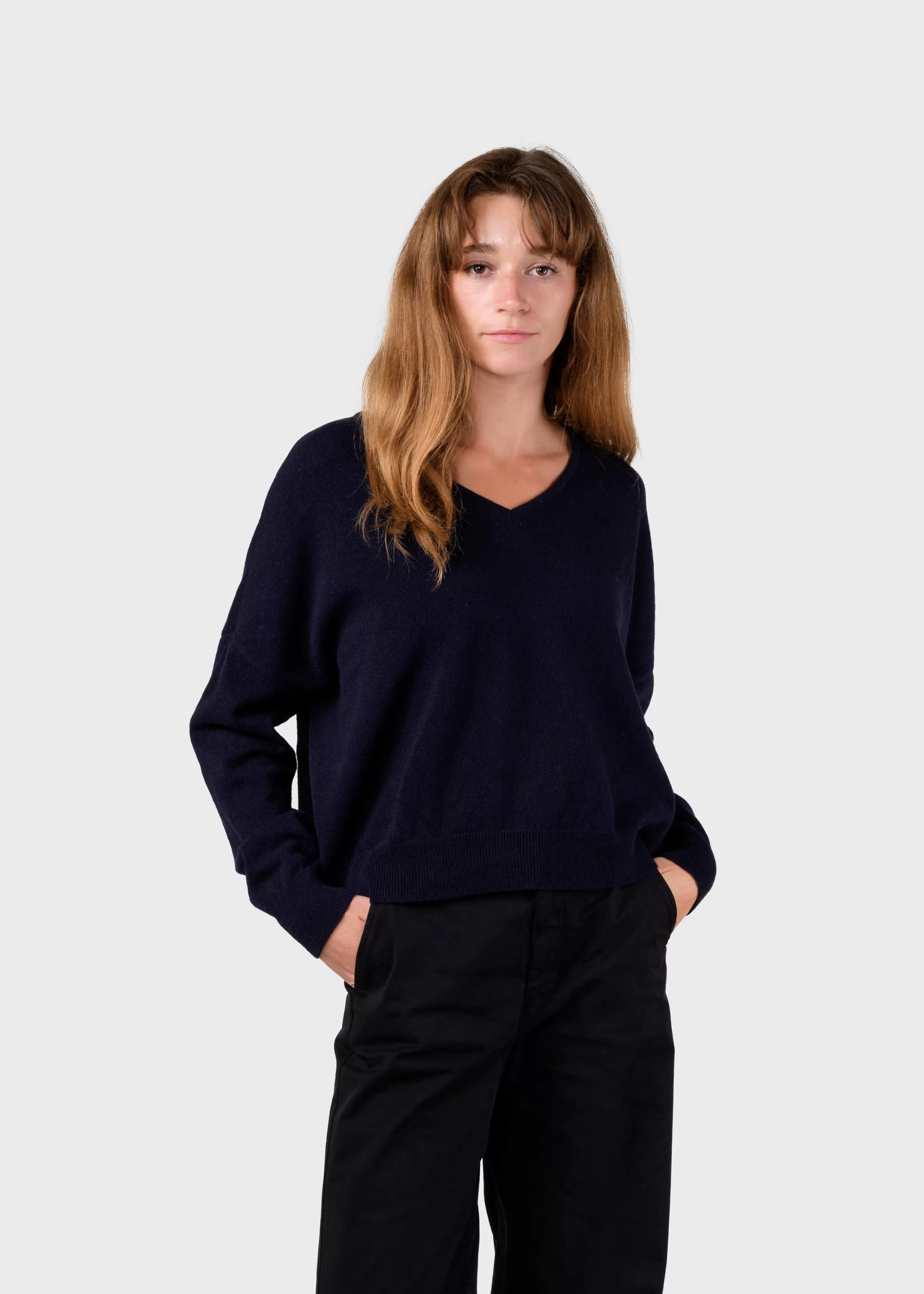 Klitmoller Collective Knitwear | Brushed Merino wool*Vanessa knit - Navy