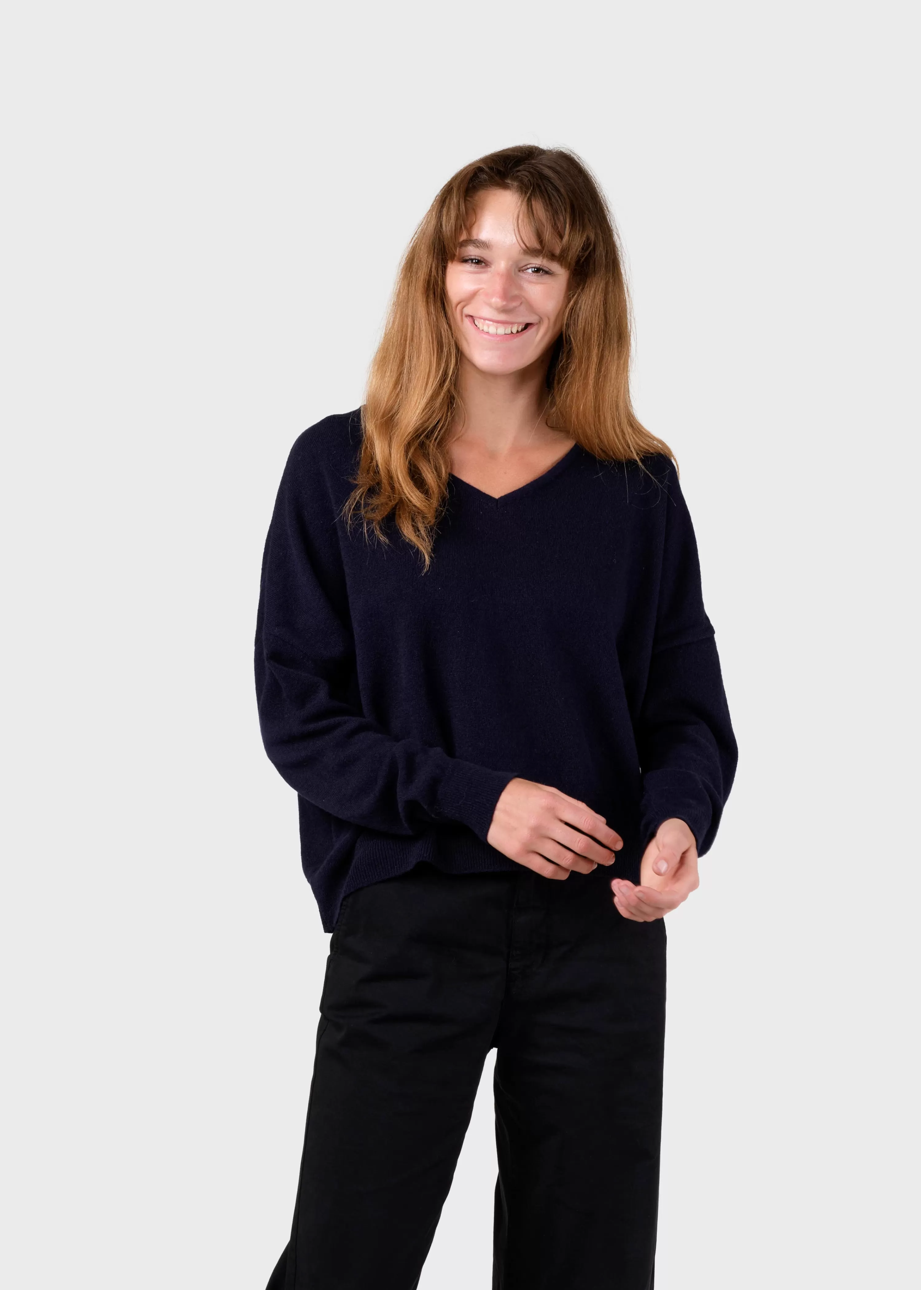 Klitmoller Collective Knitwear | Brushed Merino wool*Vanessa knit - Navy