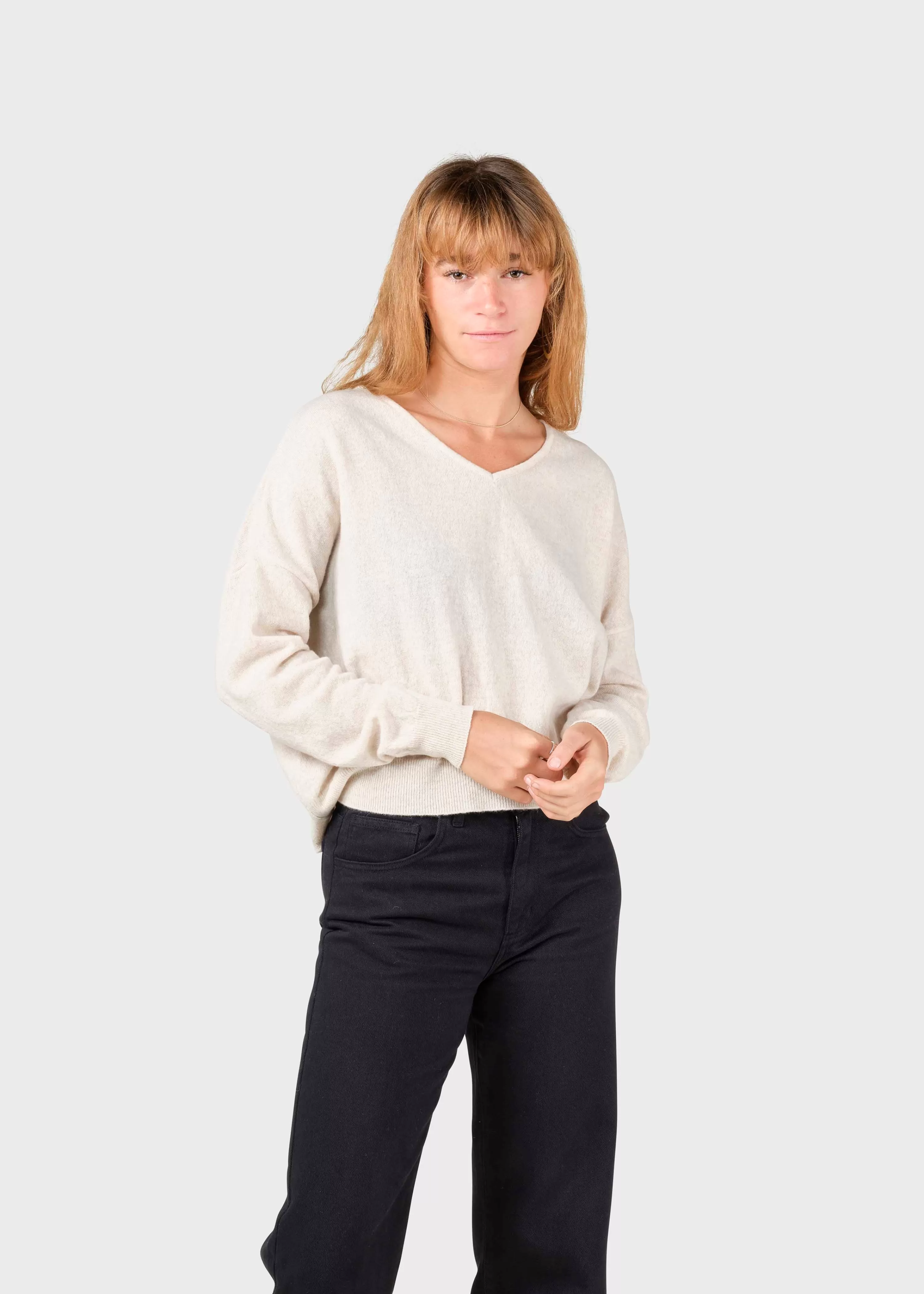 Klitmoller Collective Knitwear | Brushed Merino wool*Vanessa knit - Pastel sand