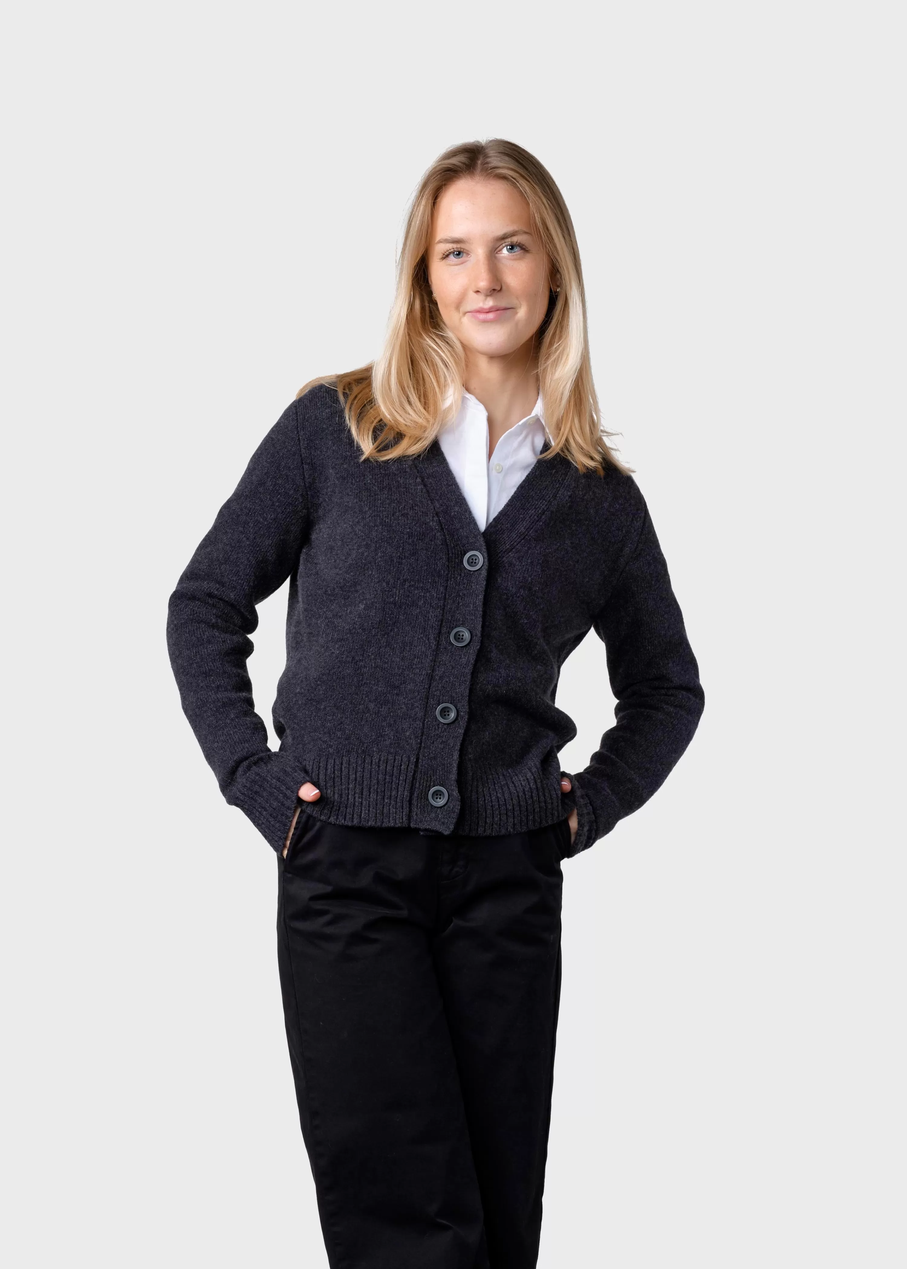 Klitmoller Collective Knitwear | Brushed Merino wool*Wilma knit cardigan -