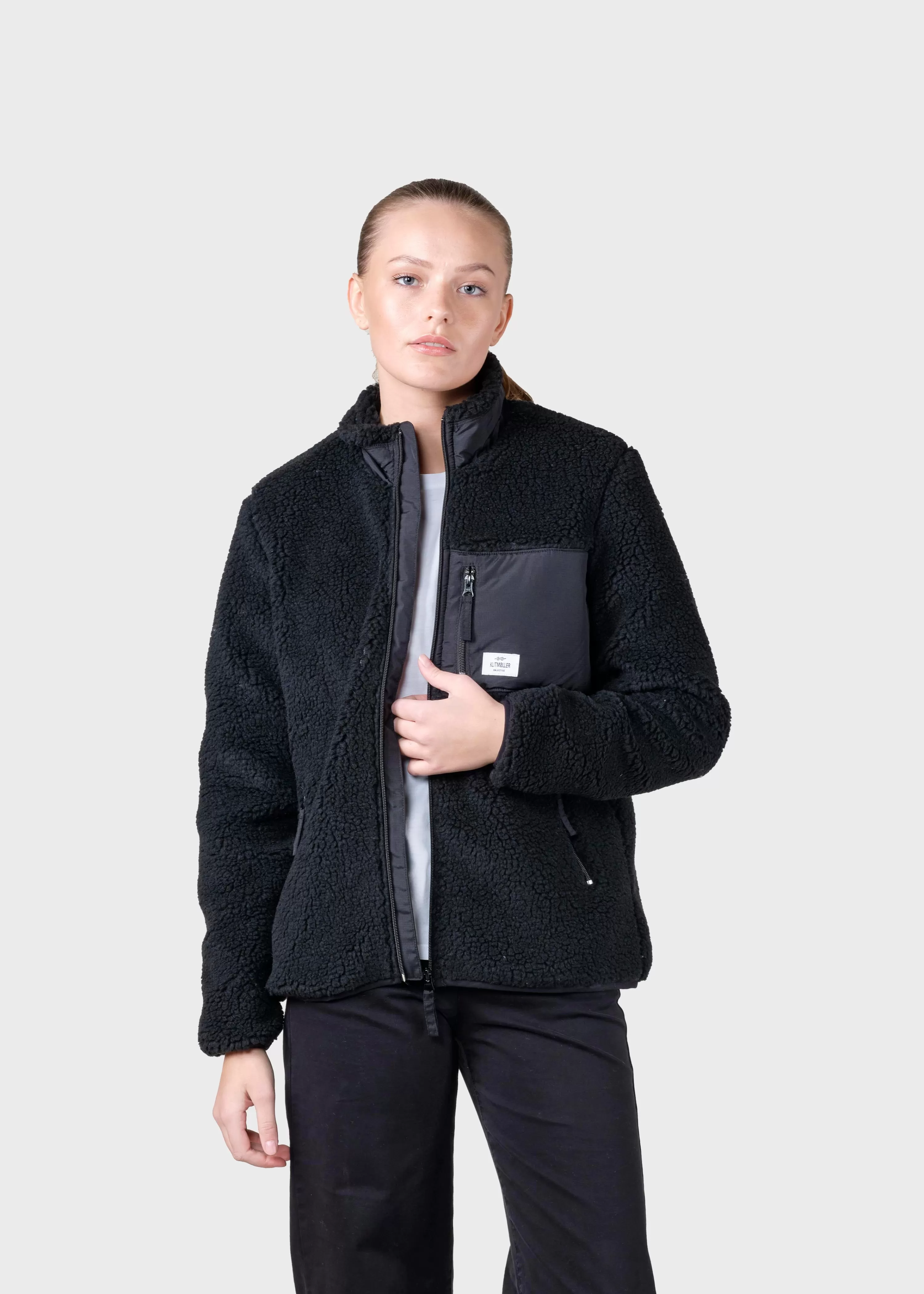 Klitmoller Collective Jackets*Womens fleece jacket - Black