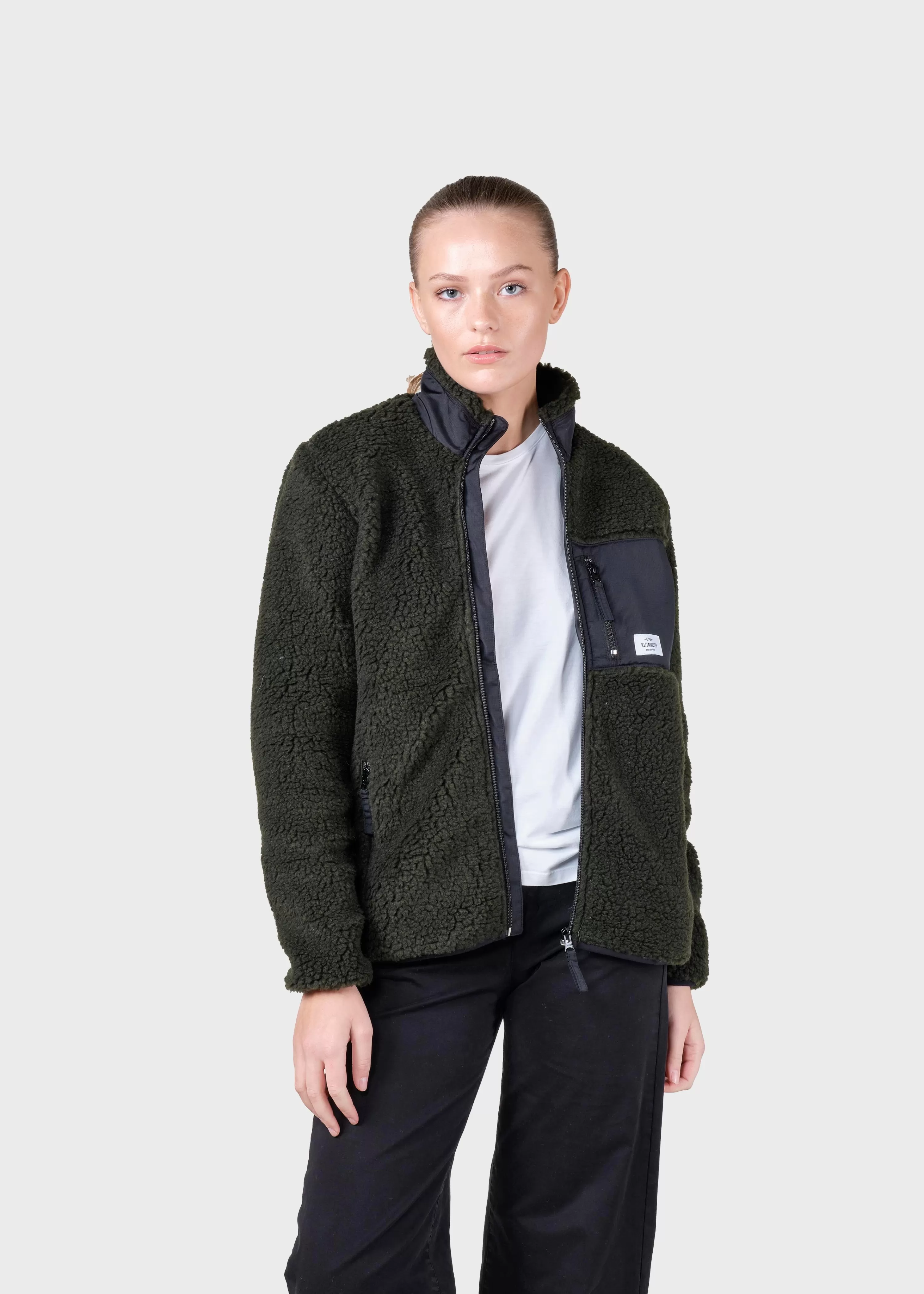 Klitmoller Collective Jackets*Womens fleece jacket - Olive