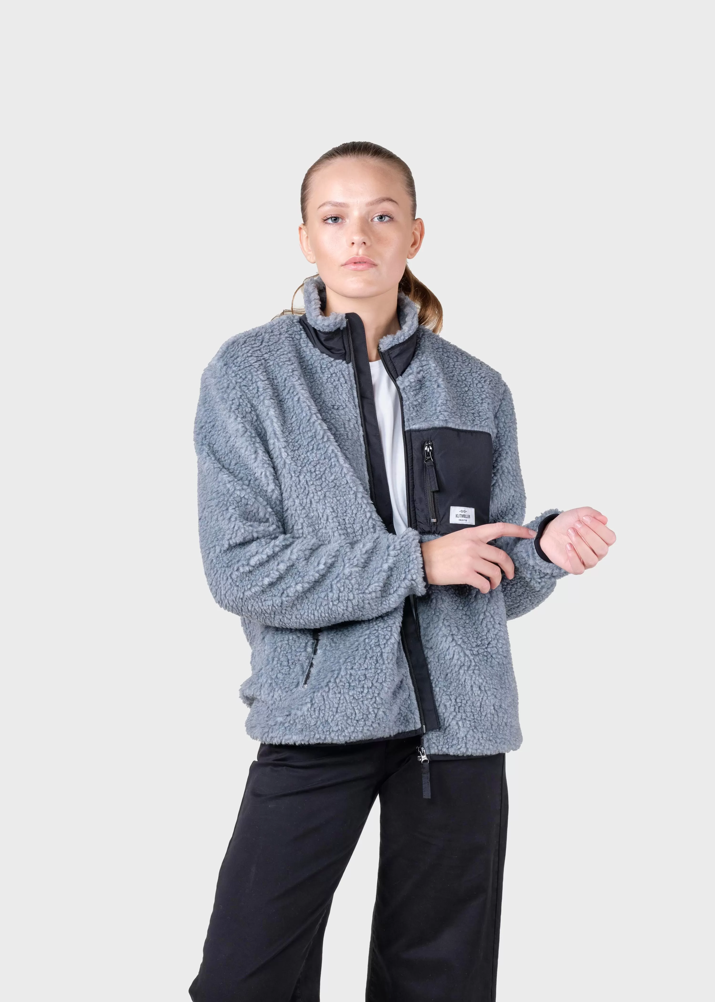 Klitmoller Collective Jackets*Womens fleece jacket - Pastel grey