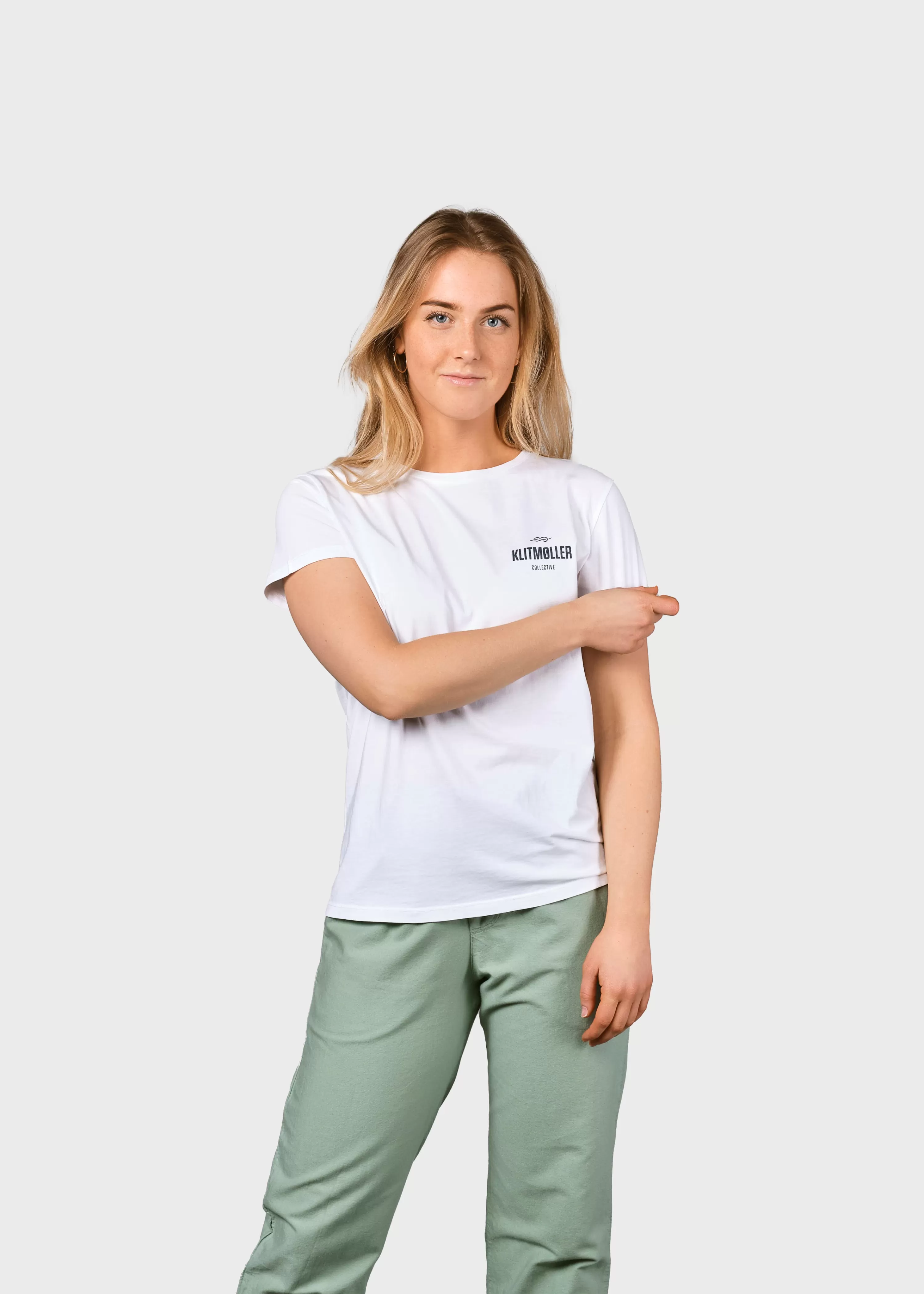 Klitmoller Collective Tees & Tops*Womens small logo tee -