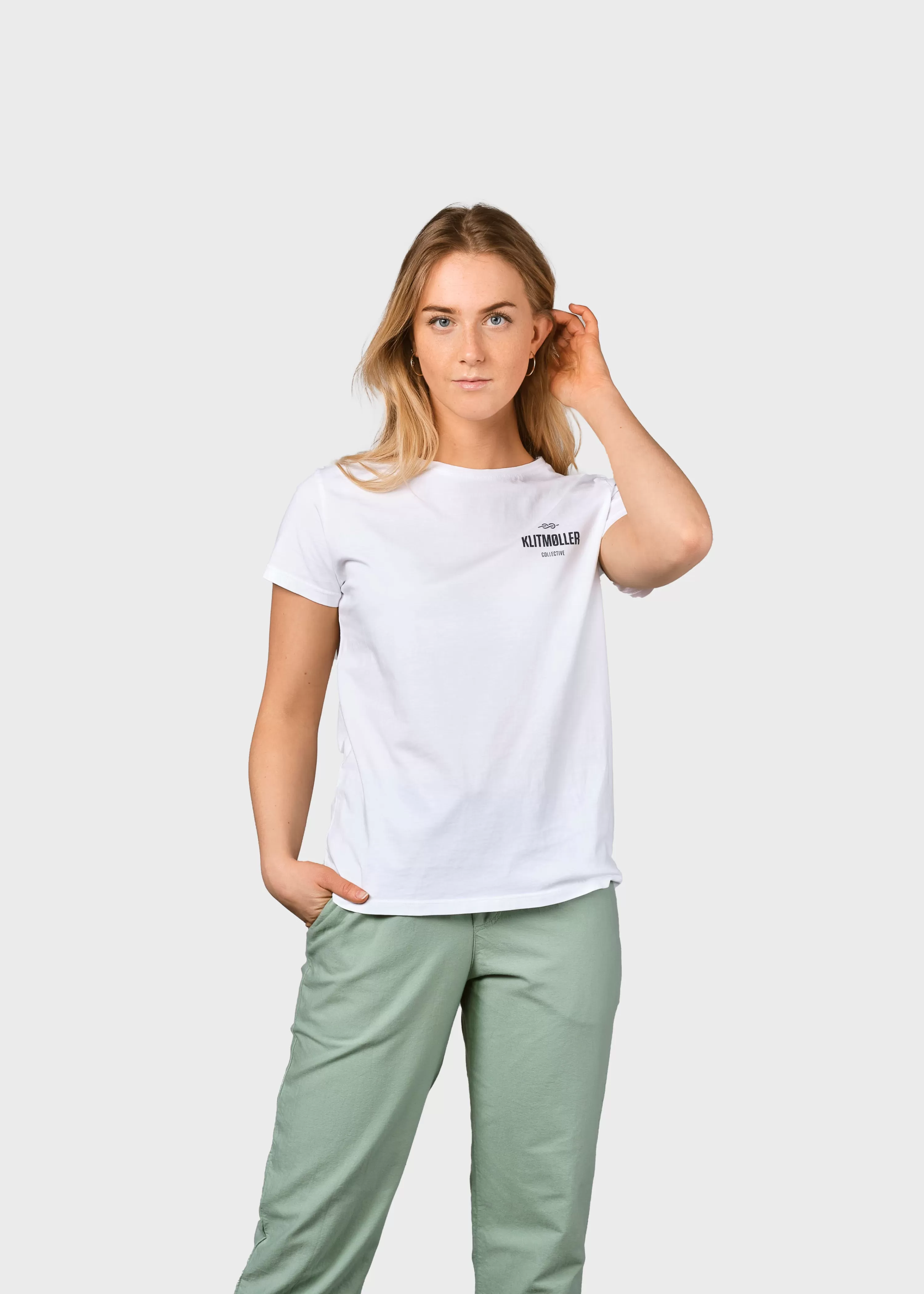 Klitmoller Collective Tees & Tops*Womens small logo tee -